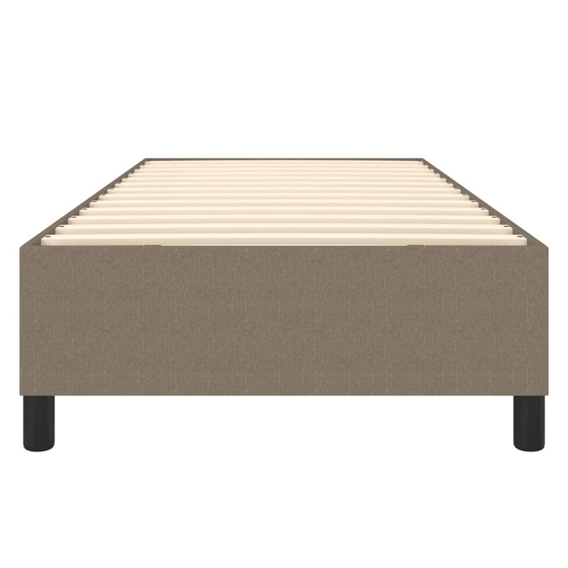 Casa si Gradina - Mobilier - Paturi si accesorii - Paturi - Cadru de pat box spring, gri taupe, 80x200 cm, textil - Infinity.ro