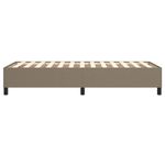 Casa si Gradina - Mobilier - Paturi si accesorii - Paturi - Cadru de pat box spring, gri taupe, 80x200 cm, textil - Infinity.ro