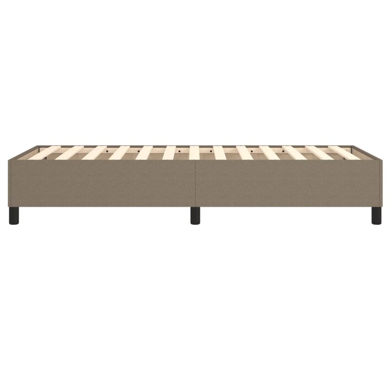 Casa si Gradina - Mobilier - Paturi si accesorii - Paturi - Cadru de pat box spring, gri taupe, 80x200 cm, textil - Infinity.ro