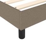Casa si Gradina - Mobilier - Paturi si accesorii - Paturi - Cadru de pat box spring, gri taupe, 80x200 cm, textil - Infinity.ro