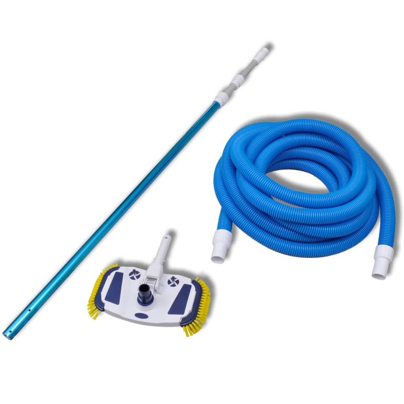 Casa si Gradina - Constructii - Scari si accesorii interioare - Alte accesorii pentru piscine - Set curatare piscina vacuum cu tub telescopic si furtun - Infinity.ro