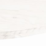 Casa si Gradina - Mobilier - Feronerie si accesorii mobila - Blat de masa, alb, 80x40x2,5 cm, lemn masiv de pin, oval - Infinity.ro