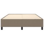Casa si Gradina - Mobilier - Paturi si accesorii - Paturi - Cadru de pat box spring, gri taupe, 140x190 cm, textil - Infinity.ro