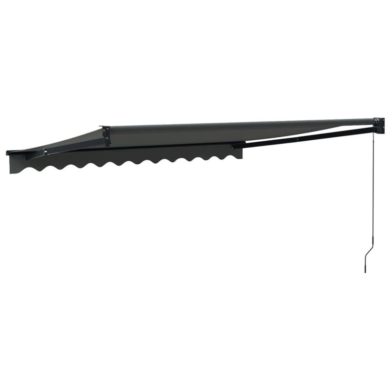 Casa si Gradina - Gradina si terasa - Umbrele si pavilioane - Umbrele - Copertina retractabila, antracit, 3x2,5 m, textil si aluminiu - Infinity.ro