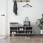 Casa si Gradina - Mobilier - Organizare si depozitare - Organizator incaltaminte - Pantofar, gri sonoma, 102x36x60 cm, lemn prelucrat - Infinity.ro