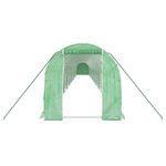 Casa si Gradina - Gradinarit si plante - Sere si solarii - Sera cu cadru din otel, verde, 48 m², 24x2x2 m - Infinity.ro