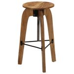 Casa si Gradina - Mobilier - Scaune si fotolii - Scaune - Scaune de bar, 2 buc., lemn masiv de acacia - Infinity.ro