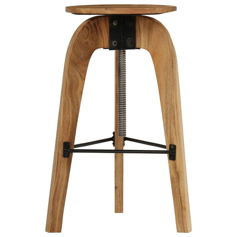 Casa si Gradina - Mobilier - Scaune si fotolii - Scaune - Scaune de bar, 2 buc., lemn masiv de acacia - Infinity.ro