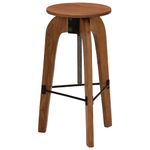 Casa si Gradina - Mobilier - Scaune si fotolii - Scaune - Scaune de bar, 2 buc., lemn masiv de acacia - Infinity.ro