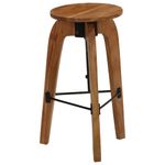 Casa si Gradina - Mobilier - Scaune si fotolii - Scaune - Scaune de bar, 2 buc., lemn masiv de acacia - Infinity.ro