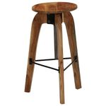 Casa si Gradina - Mobilier - Scaune si fotolii - Scaune - Scaune de bar, 2 buc., lemn masiv de acacia - Infinity.ro