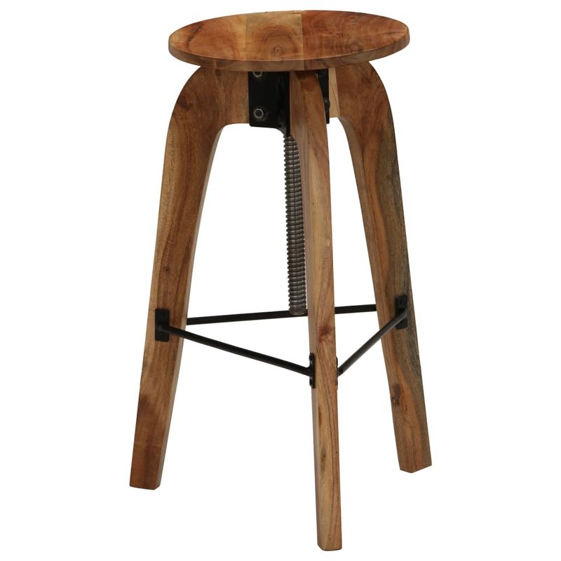 Casa si Gradina - Mobilier - Scaune si fotolii - Scaune - Scaune de bar, 2 buc., lemn masiv de acacia - Infinity.ro