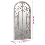 Casa si Gradina - Decoratiuni - Oglinzi - Oglinda,nisip, 100x45 cm,fier, pentru utilizare in interior - Infinity.ro