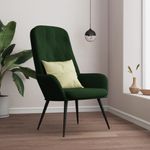 Casa si Gradina - Mobilier - Scaune si fotolii - Fotolii - Fotoliu de relaxare, verde inchis, catifea - Infinity.ro