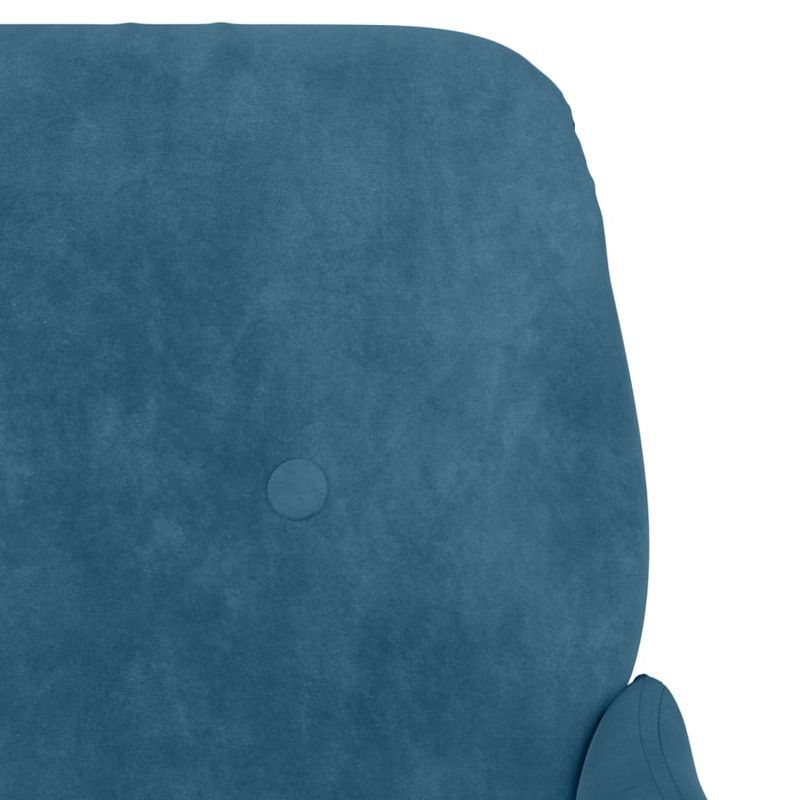 Casa si Gradina - Mobilier - Scaune si fotolii - Fotolii - Fotoliu, albastru, 62x79x79 cm, catifea - Infinity.ro