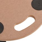 Casa si Gradina - Mobilier - Feronerie si accesorii mobila - Sasiu rulant, 6 buc., lemn prelucrat, rotund - Infinity.ro