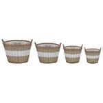 Casa si Gradina - Gradinarit si plante - Plante si ghivece - Ghivece si suporturi - Strat inaltat, 4 buc., rachita cu captuseala PE - Infinity.ro