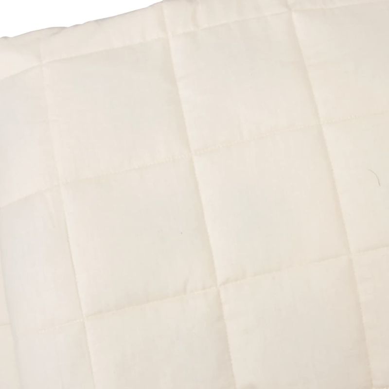 Casa si Gradina - Textile si covoare - Pături și cuverturi - Pături - Patura grea, crem deschis, 200x220 cm, 9 kg, material textil - Infinity.ro