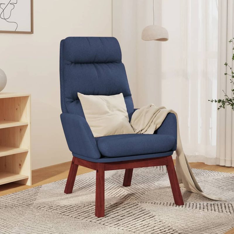 Casa si Gradina - Mobilier - Scaune si fotolii - Fotolii - Fotoliu de relaxare, albastru, material textil - Infinity.ro