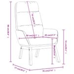 Casa si Gradina - Mobilier - Scaune si fotolii - Fotolii - Fotoliu de relaxare, albastru, material textil - Infinity.ro