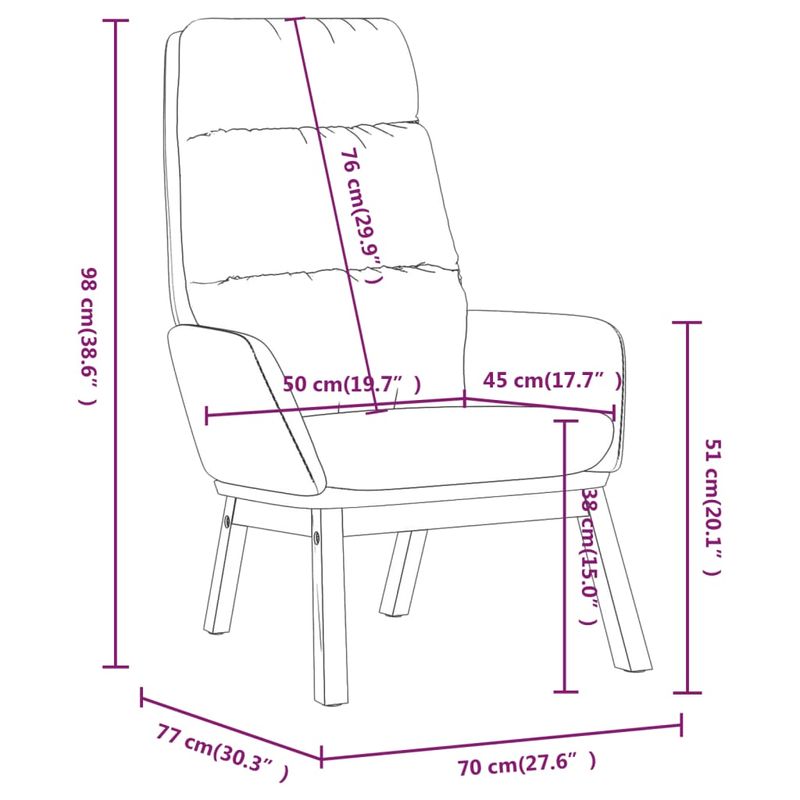 Casa si Gradina - Mobilier - Scaune si fotolii - Fotolii - Fotoliu de relaxare, albastru, material textil - Infinity.ro