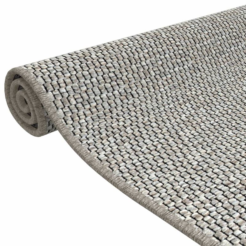 Casa si Gradina - Textile si covoare - Covoare - Covoare casa - Covor traversa aspect sisal, gri taupe, 50x150 cm - Infinity.ro
