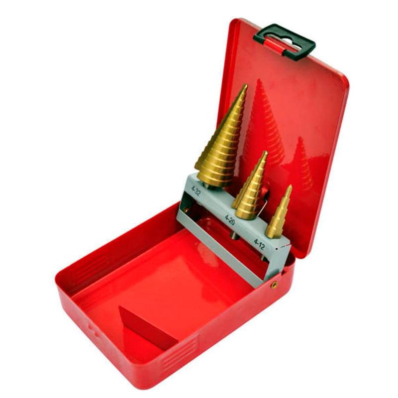 Casa si Gradina - Constructii - Scule electrice si accesorii - Seturi si accesorii pentru gaurit si insurubat - Set burghie elicoidale, 3 piese, HSS - Infinity.ro