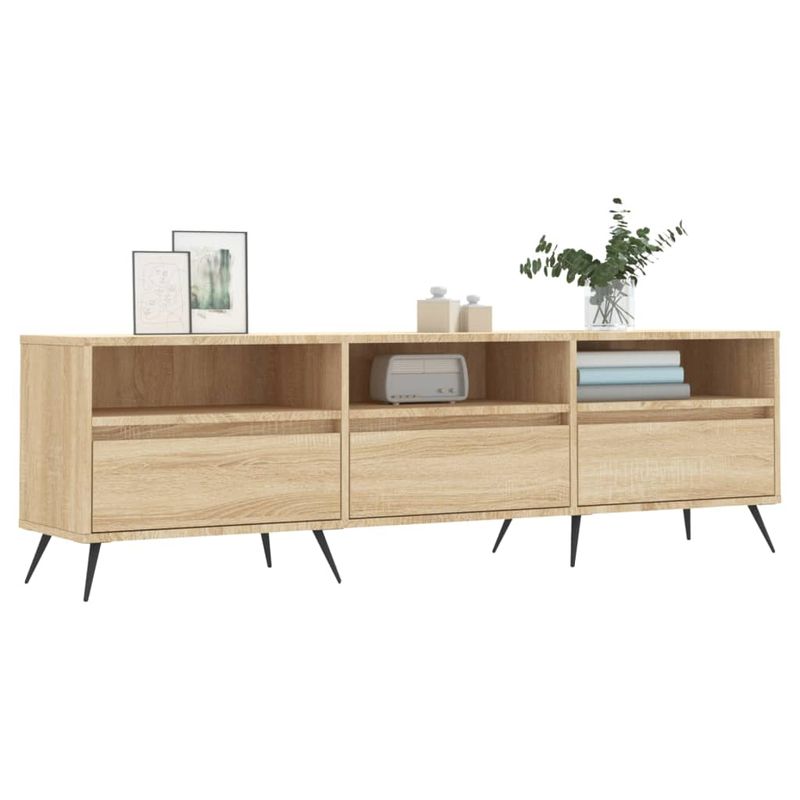 Casa si Gradina - Mobilier - Comode si corpuri - Comode - Comoda TV, stejar sonoma, 150x30x44,5 cm, lemn prelucrat - Infinity.ro