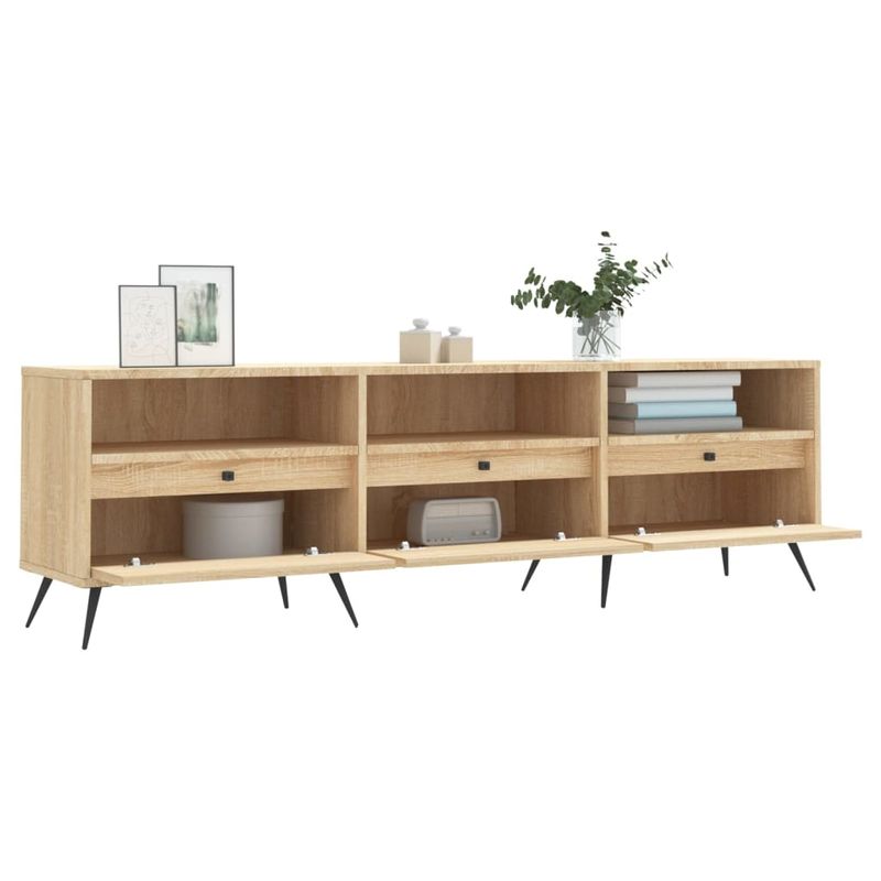 Casa si Gradina - Mobilier - Comode si corpuri - Comode - Comoda TV, stejar sonoma, 150x30x44,5 cm, lemn prelucrat - Infinity.ro