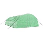 Casa si Gradina - Gradinarit si plante - Sere si solarii - Sera cu cadru din otel, verde, 60 m², 10x6x2,85 m - Infinity.ro