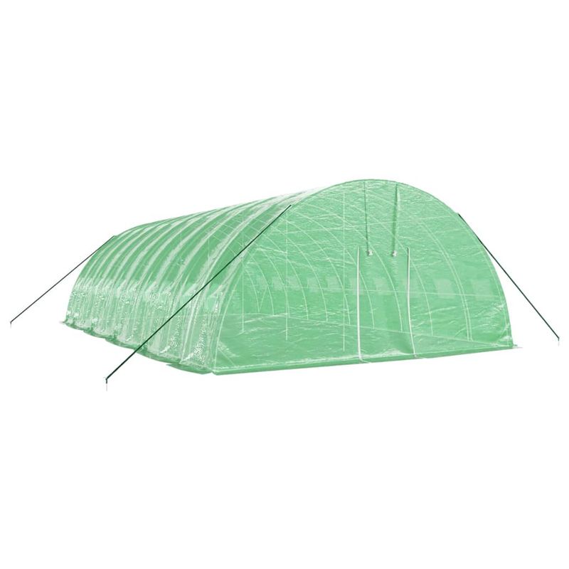 Casa si Gradina - Gradinarit si plante - Sere si solarii - Sera cu cadru din otel, verde, 60 m², 10x6x2,85 m - Infinity.ro
