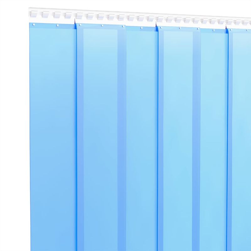 Casa si Gradina - Textile si covoare - Perdele si draperii - Perdele - Perdea pentru usa, albastru, 200 mmx1,6 mm 10 m, PVC - Infinity.ro