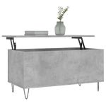 Casa si Gradina - Mobilier - Mese si birouri - Masute de cafea - Masuta de cafea, gri beton, 90x44,5x45 cm, lemn compozit - Infinity.ro