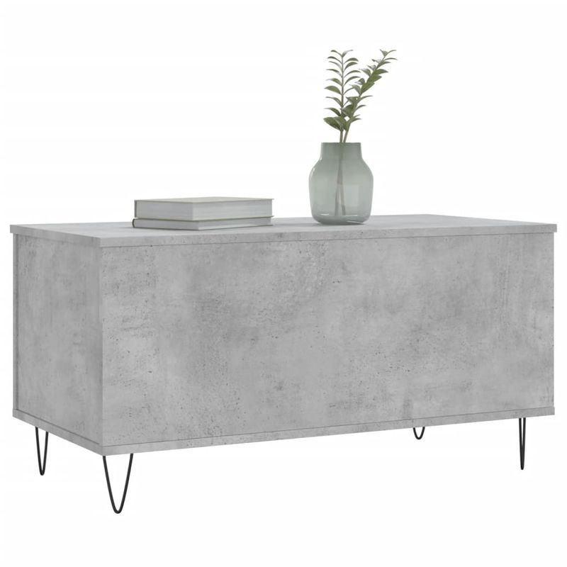 Casa si Gradina - Mobilier - Mese si birouri - Masute de cafea - Masuta de cafea, gri beton, 90x44,5x45 cm, lemn compozit - Infinity.ro