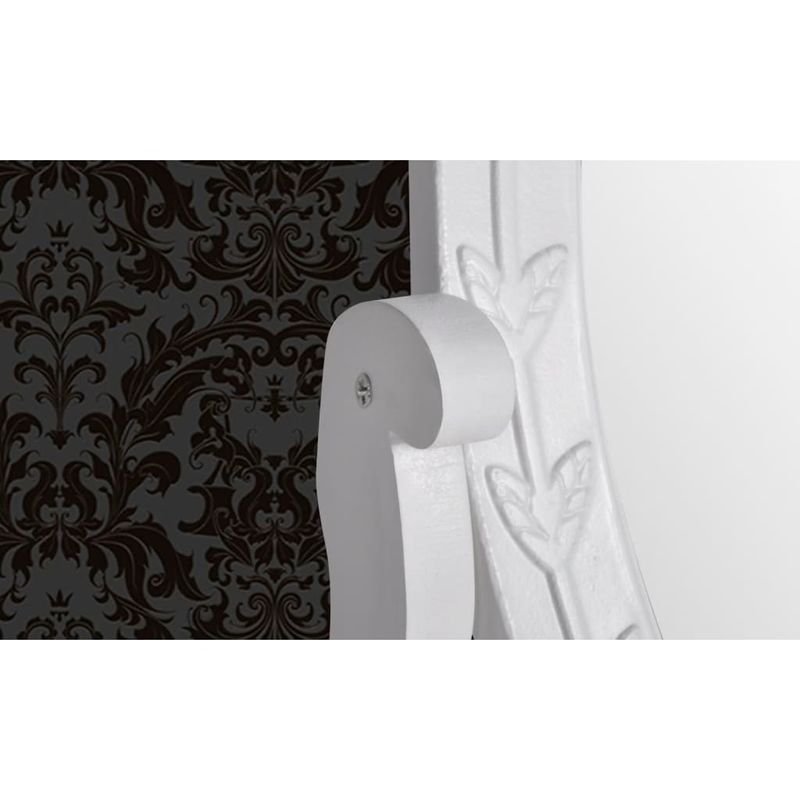 Casa si Gradina - Mobilier - Comode si corpuri - Masute de toaleta - Masa de machiaj cu oglinda oscilanta ovala, MDF - Infinity.ro