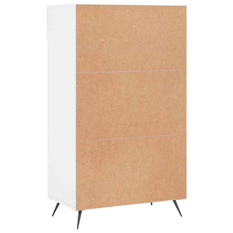 Casa si Gradina - Mobilier - Dulapuri si sifoniere - Dulapuri pantofi - Pantofar, alb extralucios, 60x35x105 cm, lemn prelucrat - Infinity.ro