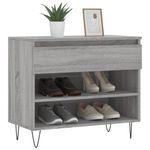 Casa si Gradina - Mobilier - Organizare si depozitare - Organizator incaltaminte - Pantofar, gri sonoma, 70x36x60 cm, lemn prelucrat - Infinity.ro