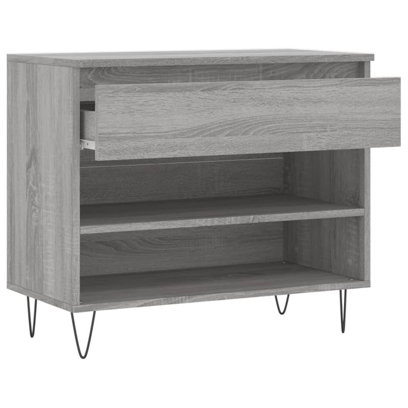Casa si Gradina - Mobilier - Organizare si depozitare - Organizator incaltaminte - Pantofar, gri sonoma, 70x36x60 cm, lemn prelucrat - Infinity.ro