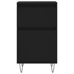 Casa si Gradina - Mobilier - Comode si corpuri - Comode - Servante, 2 buc., negru, 40x35x70 cm, lemn prelucrat - Infinity.ro