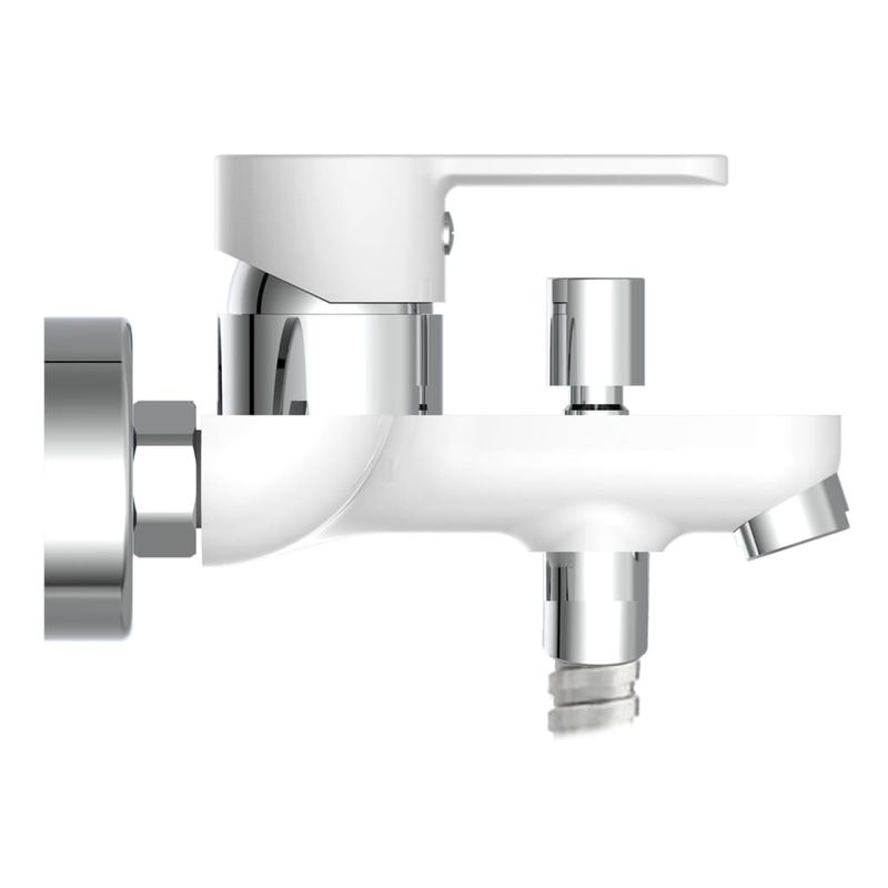 Casa si Gradina - Sanitare - Lavoar baie si accesorii - Baterii sanitare - EISL Baterie de baie DIZIANI, alb-crom - Infinity.ro