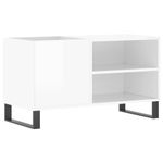 Casa si Gradina - Mobilier - Dulapuri si sifoniere - Dulapuri - Dulapuri pentru discuri alb lucios 85x38x48 cm lemn prelucrat - Infinity.ro