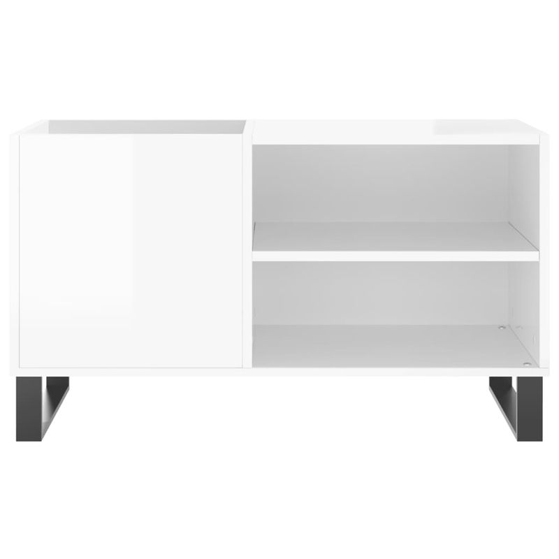 Casa si Gradina - Mobilier - Dulapuri si sifoniere - Dulapuri - Dulapuri pentru discuri alb lucios 85x38x48 cm lemn prelucrat - Infinity.ro