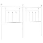 Casa si Gradina - Mobilier - Paturi si accesorii - Accesorii paturi - Tablie de pat metalica, alb, 150 cm - Infinity.ro