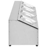 Casa si Gradina - Bucatarie si vesela - Organizare si depozitare bucatarie - Suporturi tacamuri si vase - Recipient Gastronorm cu 4 sectiuni GN 1/6 otel inoxidabil, mărime 22.5x66x21.5 cm - Infinity.ro