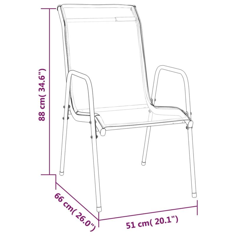 Casa si Gradina - Gradina si terasa - Mobilier exterior - Seturi mobila gradina - Set mobilier de gradina, 7 piese, negru, otel si textilena - Infinity.ro