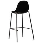 Casa si Gradina - Mobilier - Scaune si fotolii - Scaune - Scaune de bar, 2 buc., negru, material textil - Infinity.ro