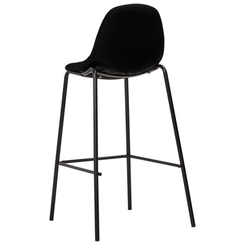 Casa si Gradina - Mobilier - Scaune si fotolii - Scaune - Scaune de bar, 2 buc., negru, material textil - Infinity.ro