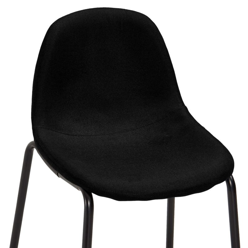 Casa si Gradina - Mobilier - Scaune si fotolii - Scaune - Scaune de bar, 2 buc., negru, material textil - Infinity.ro