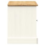 Casa si Gradina - Mobilier - Organizare si depozitare - Bancute - Banca de pantofi VIGO, alb, 106x35x45 cm, lemn masiv de pin - Infinity.ro
