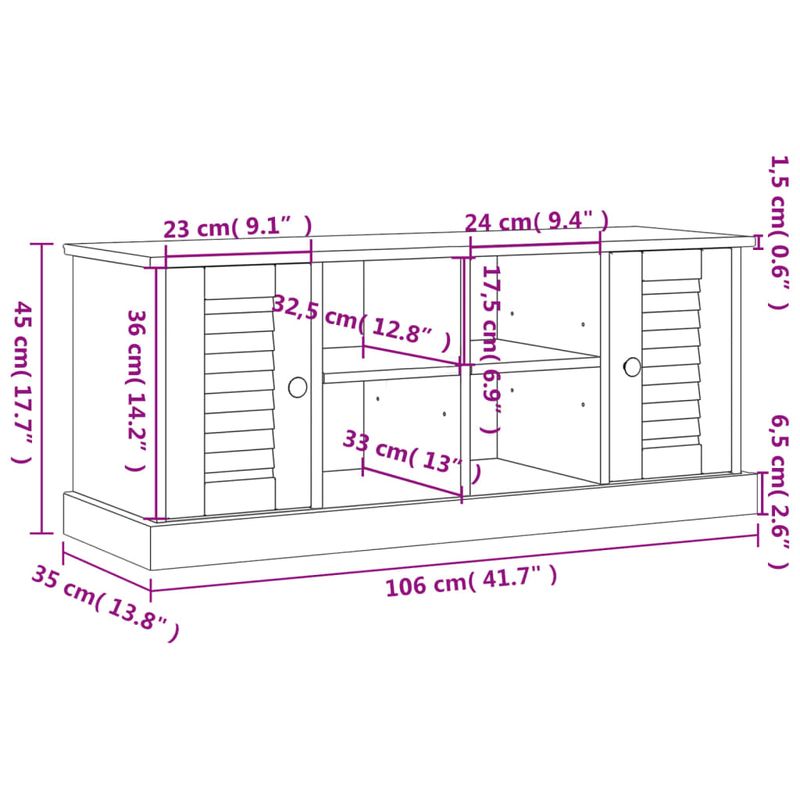 Casa si Gradina - Mobilier - Organizare si depozitare - Bancute - Banca de pantofi VIGO, alb, 106x35x45 cm, lemn masiv de pin - Infinity.ro